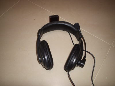 the headphones after modding